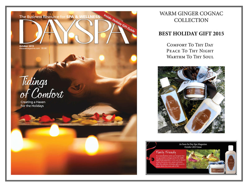 DaySpa, "Best Holiday Gift 2015", October 2015